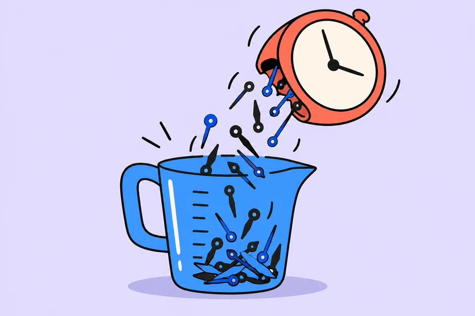 Illustration for the Hours and Minutes Calculator
